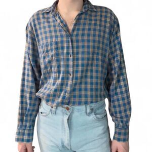 Anchor-blue Men's Blue Shirt